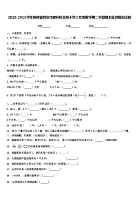 2022-2023学年陕西省西安市碑林区实验小学三年级数学第二学期期末监测模拟试题含解析