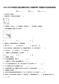 2022-2023学年黑龙江省佳木斯市东风区三年级数学第二学期期末学业质量监测试题含解析