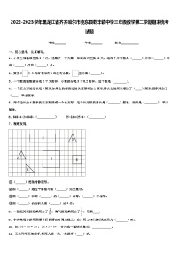 2022-2023学年黑龙江省齐齐哈尔市克东县乾丰镇中学三年级数学第二学期期末统考试题含解析