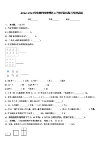 2022-2023学年黄冈市黄州区三下数学期末复习检测试题含解析