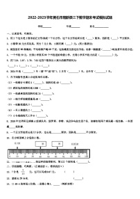 2022-2023学年黄石市阳新县三下数学期末考试模拟试题含解析