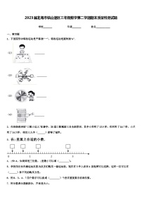 2023届北海市铁山港区三年级数学第二学期期末质量检测试题含解析