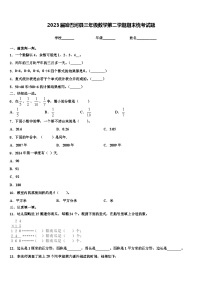 2023届哈巴河县三年级数学第二学期期末统考试题含解析