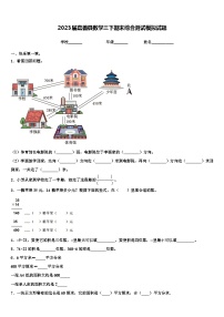 2023届嘉善县数学三下期末综合测试模拟试题含解析