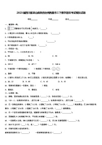 2023届四川省凉山彝族自治州西昌市三下数学期末考试模拟试题含解析