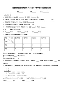 海南藏族自治州贵德县2023届三下数学期末经典模拟试题含解析