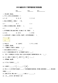 2023届安庆市三下数学期末复习检测试题含解析