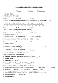 2023届娄底市娄星区数学三下期末经典试题含解析