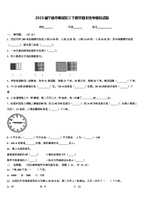 2023届宁德市蕉城区三下数学期末统考模拟试题含解析