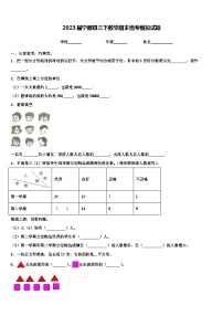 2023届宁都县三下数学期末统考模拟试题含解析