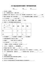 2023届山东省日照市五莲县三下数学期末联考试题含解析