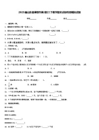 2023届山东省淄博市淄川区三下数学期末达标检测模拟试题含解析