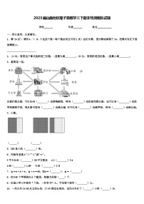 2023届山南地区隆子县数学三下期末检测模拟试题含解析