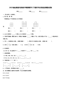 2023届山西省吕梁地区中阳县数学三下期末学业质量监测模拟试题含解析