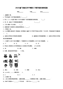 2023届广西崇左市宁明县三下数学期末调研试题含解析