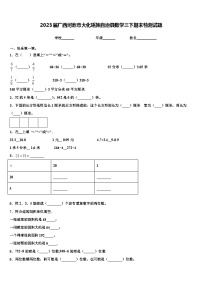 2023届广西河池市大化瑶族自治县数学三下期末检测试题含解析