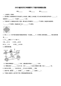 2023届开封市兰考县数学三下期末检测模拟试题含解析