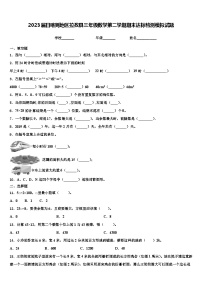 2023届日喀则地区拉孜县三年级数学第二学期期末达标检测模拟试题含解析