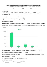 2023届河北省邢台市临西县文博小学数学三下期末质量检测模拟试题含解析