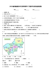 2023届河南省新乡市卫辉市数学三下期末学业质量监测试题含解析