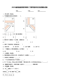 2023届河南省洛阳市嵩县三下数学期末综合测试模拟试题含解析