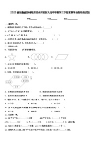 2023届河南省郑州经济技术开发区九龙中学数学三下期末教学质量检测试题含解析