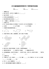 2023届河南省郑州市登封市三下数学期末考试试题含解析