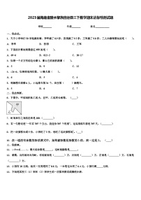 2023届海南省陵水黎族自治县三下数学期末达标检测试题含解析