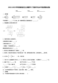 2022-2023学年阿里地区日土县数学三下期末学业水平测试模拟试题含解析