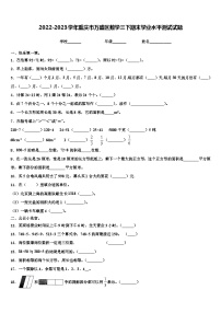 2022-2023学年重庆市万盛区数学三下期末学业水平测试试题含解析