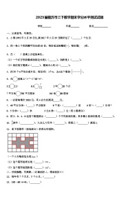 2023届临沂市三下数学期末学业水平测试试题含解析