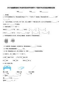 2023届福建省厦门市金林湾实验学校数学三下期末学业质量监测模拟试题含解析