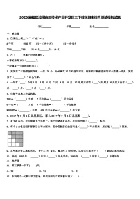 2023届福建漳州高新技术产业开发区三下数学期末综合测试模拟试题含解析