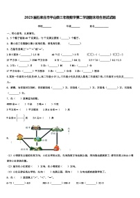 2023届石家庄市平山县三年级数学第二学期期末综合测试试题含解析