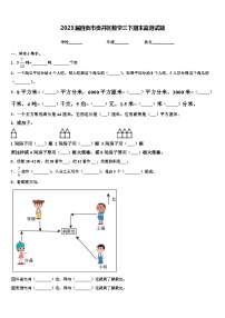 2023届自贡市贡井区数学三下期末监测试题含解析