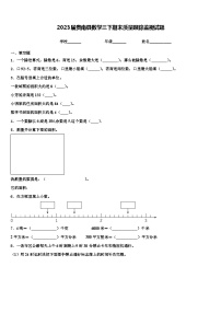 2023届贵南县数学三下期末质量跟踪监视试题含解析