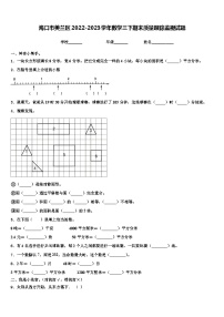 海口市美兰区2022-2023学年数学三下期末质量跟踪监视试题含解析