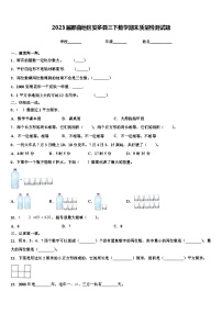 2023届那曲地区安多县三下数学期末质量检测试题含解析