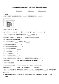 2023届铜陵市铜官山区三下数学期末质量跟踪监视试题含解析