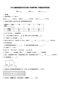 2023届陕西省延安市洛川县三年级数学第二学期期末预测试题含解析