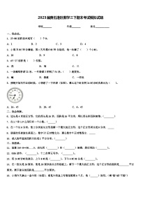 2023届黄石港区数学三下期末考试模拟试题含解析