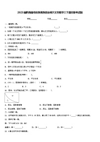 2023届黔西南布依族苗族自治州兴义市数学三下期末联考试题含解析