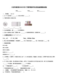 三亚市澄迈县2023年三下数学期末学业质量监测模拟试题含解析