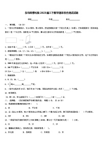 东乌珠穆沁旗2023届三下数学期末综合测试试题含解析