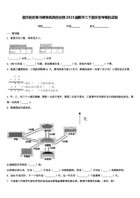 临沧地区耿马傣族佤族自治县2023届数学三下期末统考模拟试题含解析