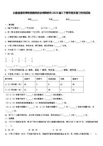 云南省德宏傣族景颇族自治州潞西市2023届三下数学期末复习检测试题含解析