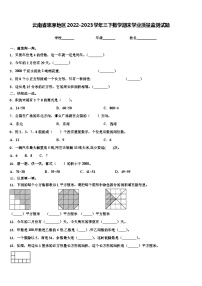 云南省思茅地区2022-2023学年三下数学期末学业质量监测试题含解析