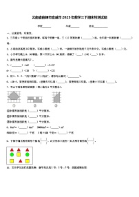 云南省曲靖市宣威市2023年数学三下期末检测试题含解析