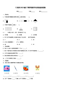 仁化县2023届三下数学期末学业质量监测试题含解析