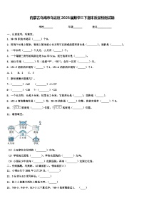 内蒙古乌海市乌达区2023届数学三下期末质量检测试题含解析